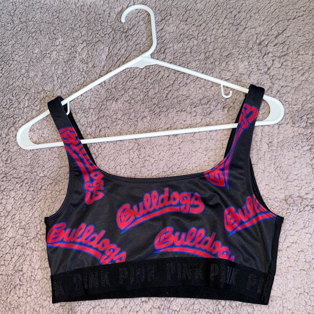 VS Pink Bulldogs Fresno State Small Sports Bra